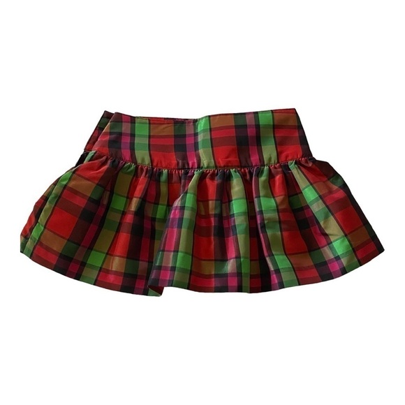 NWT-GAP KIDS-RED & GREEN PLAID SKIRT-SIZE 4 - Picture 3 of 5